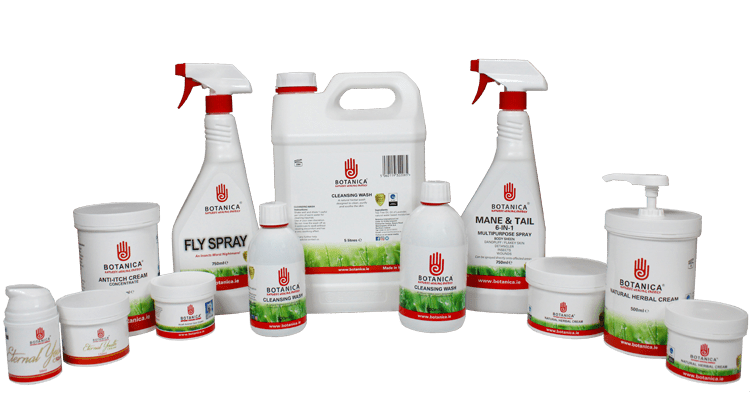 Various types of botanica natural herbal pest control products.